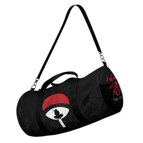 Anime Gym Bag for Women Men - Large Capacity Waterproof Workout Fitness Travel Sports Bags Fashion Street Camping Expandable Carry On Duffle Bag For Couple (Nar Tachi) PTY