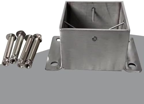 Amazon.com: Concrete Deck Post Anchor Base 2x2 3x3 4x4 5x5 6x6 7x7 8x8 ...