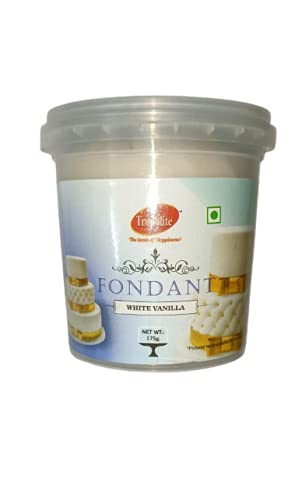 Tropolite Sugar Paste Fondant for Decorating Cake, 175 g (White Vanilla)