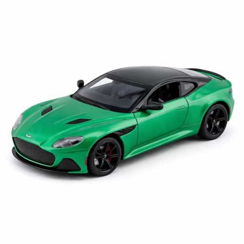Image of 1:24 Scale Aston Martin DBS Die Cast Metal Car Model with Openable Doors & Hood, Detailed Interior, Pull Back Action Toy Car for Kids & Collectors, Display Model
