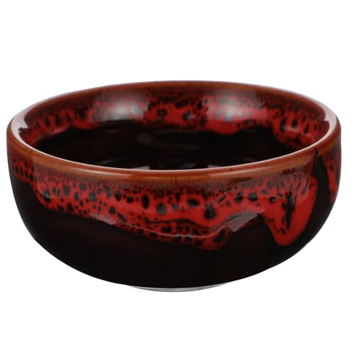 VILLCASE Kalligrafie Tintenschale 2 Stücke Keramik Wasserschale Keramik Tinte Schüssel Schleifen Topf Platte Schleifen Stein Japanischen Kalligraphie nfass