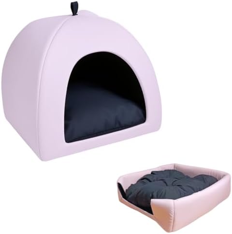 Cama Pet 2x1 Casinha Cabana Toca Iglu Almofada Cães Gato G coroa:...
