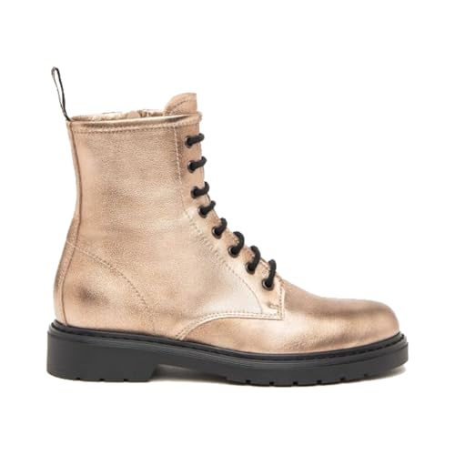 Nero Giardini I412006D Biker-Boots FĂĽr Damen Aus Leder - Gold 40 EU