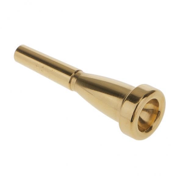 10X3C Size Rich Tone Trumpet Mouthpiece Golden Plated For Bach Trumpet | Brass | Parts & Accessories | Mouthpieces