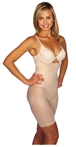 GAINE AMINCISSANTE EFFET MINCEUR SLIM PANTY BODYSHAPER beauté slim n lift pantalons amincissants, de haute qualité pour les femmes façonneur par Boolavard ® TM (XXL : 103-124cm (42/44), Beige)