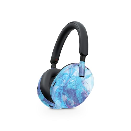 Image of MightySkins Glossy Glitter Skin Compatible with Sony WH-1000XM5 Headphones - Paint Vapor | Protective, Durable High-Gloss Glitter Finish | Easy to Apply