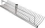 IDEAL Idealspaten 66457000 Rasenrechen mit 2 Parallelstreben, Silber, 40 x 25 x 15 cm