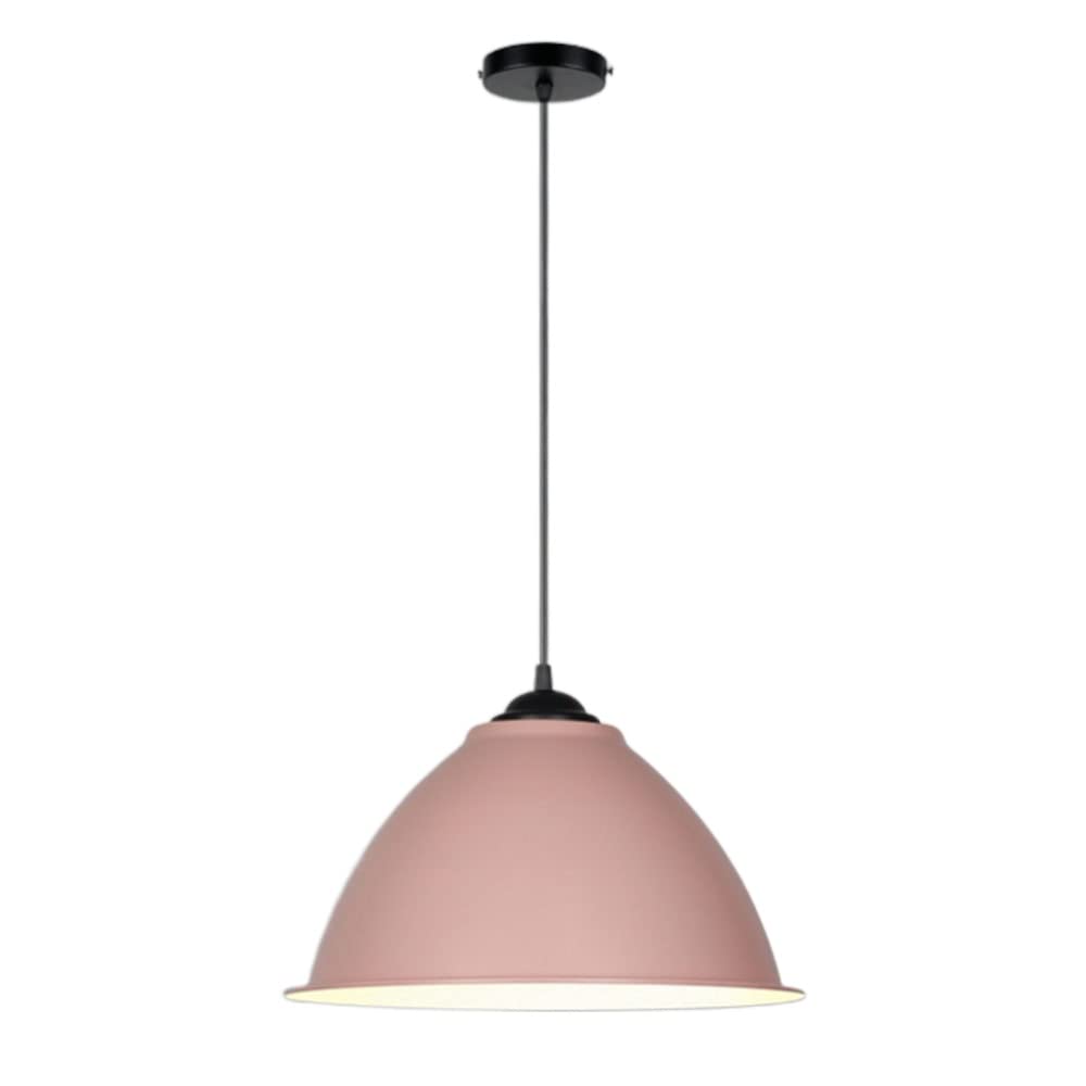STVDEDG Nordic Macaron Style Lamp Chandelier Vintage Lampshade Industrial Chandeliers Mid Century Modern Barn Pendant Light E27 Source Single Head Hanging Lamp for Loft Coffee Kitchen Island Fixture
