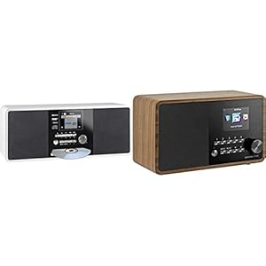 Imperial 22-237-00 Dabman i200 Internet-/DAB+ Radio mit CD-Player (Stereo Sound, UKW, WLAN, Aux In, Line-Out, Kopfhörer…
