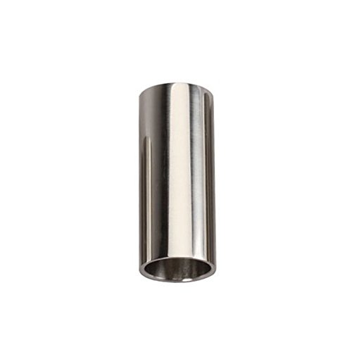 CCeCCe 2 Pack Guitar Slide Bar Stainless Steel and Glass 6CM Finger Slider Tune Stick Metal Slides for Electric Acoustic Guitar Bass Medium String Instruments Accessories
