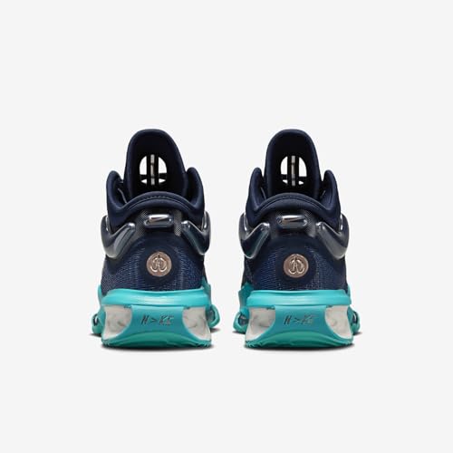 Nike Nike G.T. Jump 2 Men's Basketball Shoes (DJ9431-401, Obsidian/Dusty Cactus/Midnight Navy/Metallic Red Bronze) Size 8.5