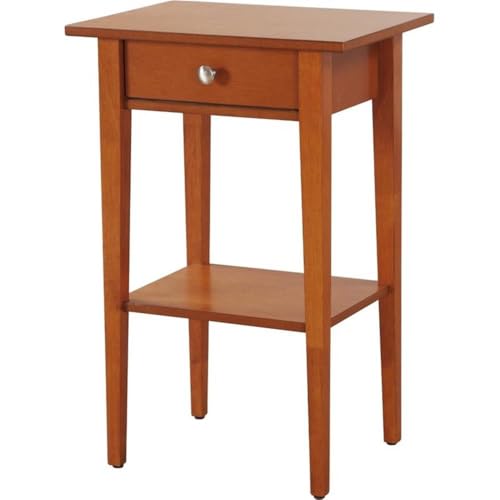 Glory Furniture Dalton 1 Drawer Nightstand in Oak