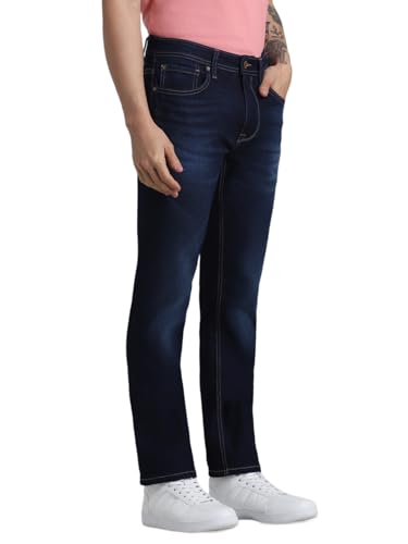 Image of Jack & Jones Men's Regular Fit Jeans | Mid Rise | Jeans for Men