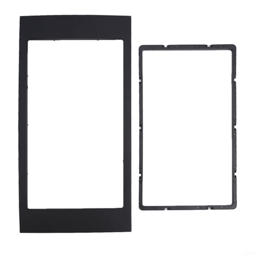 TDCuizent 2 Din Car Stereo Radio Fascia Panel Frame Trim Installation Kit Double Din Radio Navigation Dashboard Mount Adapter for Ford Focus C-Max S-Max Fusion Transit Fiesta 2005-2008 Black