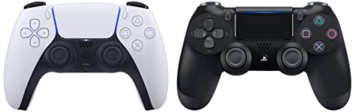 Image of Sony DualSense Wireless Controller for PlayStation 5 (White) & God Of War Ragnarok | PS4 Game
