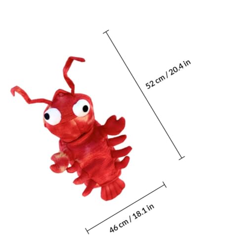 Disfraz de Langosta para Perro XL Rojo miniatura 2