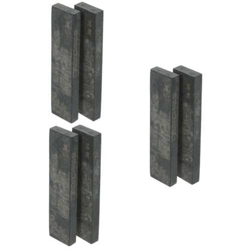 Stick pour encre chinoise SEWACC de 6pièces au pigment noir dense et durable