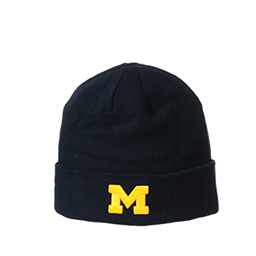 NCAA Michigan Wolverines Mens Cuff Beanie Team...