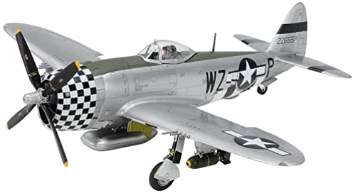 TAMIYA 1/48 Republic P-47D Thunderbolt Bubbletop & 1/4-ton 4x4 Light Vehicle Set TAM25214