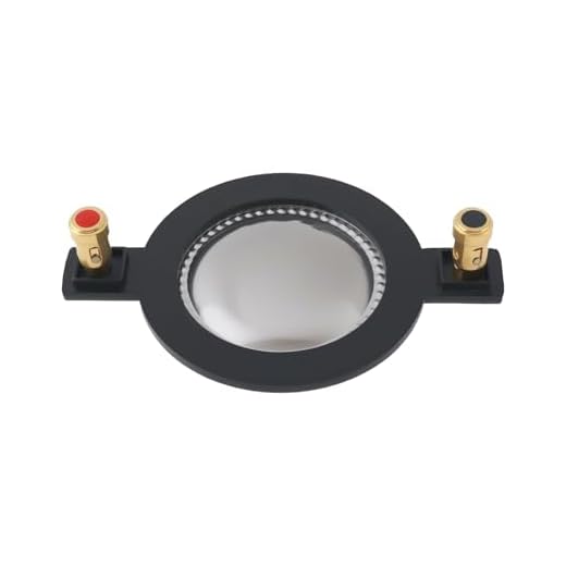 ECSiNG Reemplazo de Diafragma de Película de Titanio con Bobina de Voz de 44,4 Mm Y 8 Ohmios Compatible con Mackie SRM-450 C300Z P-Audio BMD-440
