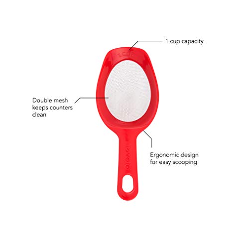 Tovolo 1 Cup Scoop & Sift, Ergonomic Design, Easy Scooping, Dishwasher Safe #TOP5