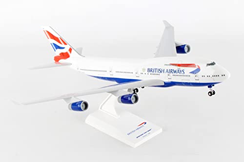 daron british airways - Daron SKYMARKS British Airways B747-400 1/200 W/Gear Model Airplane SKR304