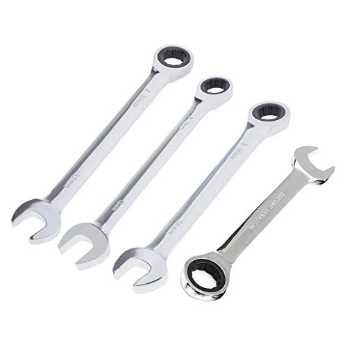 LOVIVER 4x Polido Métrica De Aço Chave De