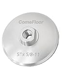 ComeFloor Aluminum Backer Pad, 5 Inch Hook and Loop Backing Pad, 5/8”-11 Threaded