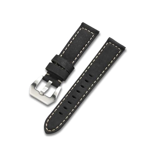 Bracelet montre cuir 24mm résistant pour remplacer un bracelet usé