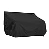 Patio Stoelhoezen Dustproof Winddicht Oxford Bankmeubilair Protector Black 193x83x84cm Tuinmeubelen