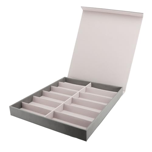 Boîte à lunettes de soleil 12 fentes pour l'organisation de la maison et voyage