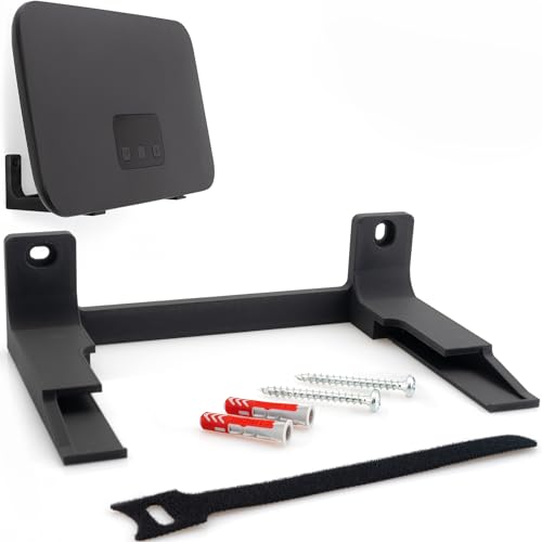 Wandhalterung für Telekom Speedport Smart 4 Plus Router WLAN Halterung Halter Wandhalter mit...