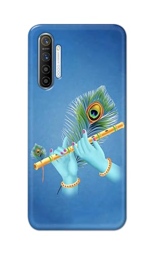 Image of PRINTFIDAA Printed Hard Back Cover Case for Realme XT | Realme X2 | Oppo K5 Back Cover (Flute in Krishna Hands) -112
