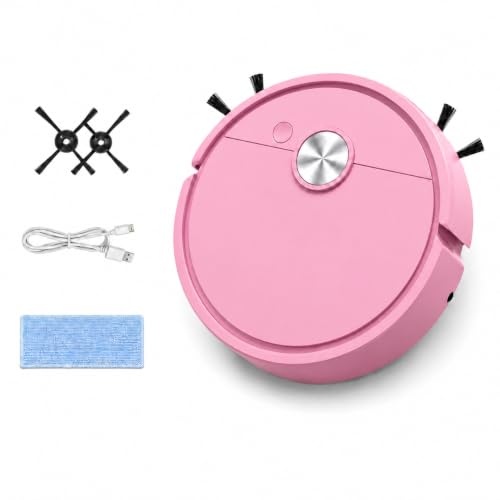 Mini Saugroboter Mini staubsauger Roboter Kleiner Saugroboter Staubsaugerroboter für Auto 3-in-1 Saugen Wischen Kehren Wiederaufladbar mit Wendet bei Hindernissen für Kleinflächen-Bodenreinigung
