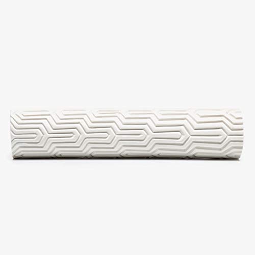 Vase géométrique en porcelaine Musée du Prado texture relief 28cm - 3