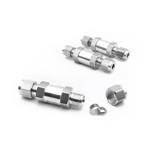 Valve anti-retour 1/8 pouce en inox pour circuit de filtration et plomberie
