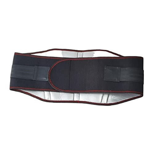 ZPGVWXKO Cinturilla Reductor Cinturón Reductor Faja Moldeadora Ropa Interior Material Terciopelo Favorece Sudoración Adecuada para Gimnasio Entrenamiento Uso D, Black Silver XL