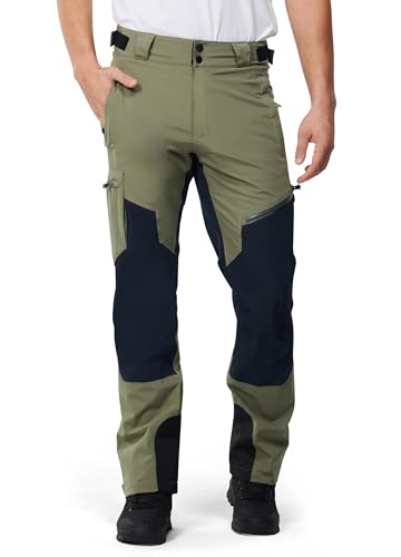 ATLASLAVA Hose Herren Wanderhose Wasserdicht Trekkinghose Atmungsaktiv...