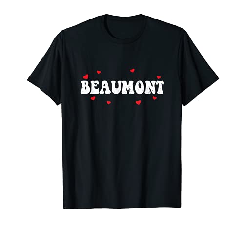 Encanta Beaumont Texas Hometown TX residente do estado t-shirt, Preto, S