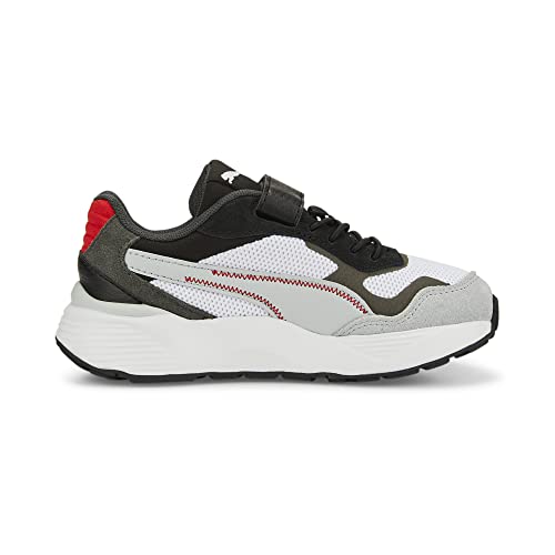 PUMA Shoes Kids RS-Metric Alternate Closure+ Sneaker, 6 US Unisex Toddler, White-high Risk Red