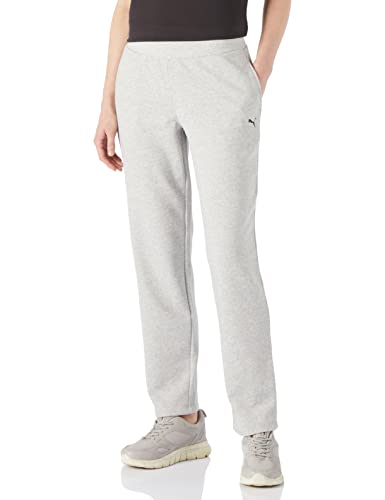 Image of Puma Women Cotton Solid Regular Track Pants for Lounging, Travel, Or Light Activity