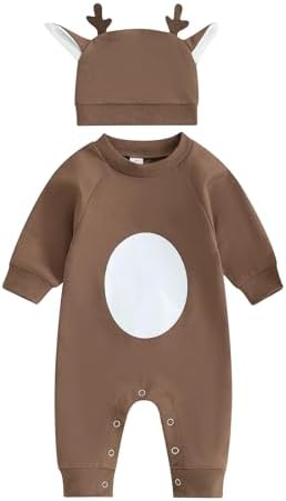 Infant Baby Boy Girl Christmas Outfits Long Sleeve