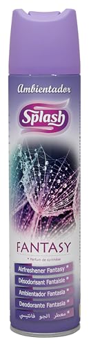 SPLASH | Spray Aromatizador | Ambientador Duradero, Refresca y Elimina Olores | Fragancia Fresca Fantasy | Agitar Antes de Usar | 300 ml