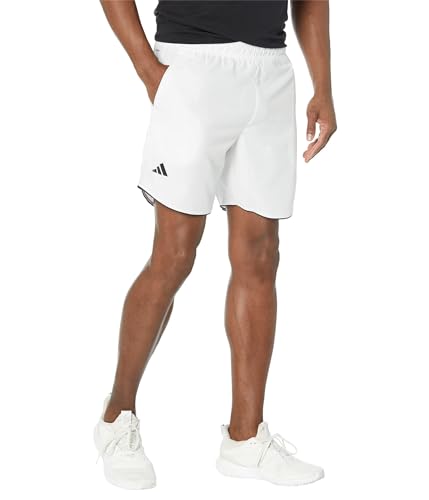 adidas Men's Club Tennis Shorts, White, Large