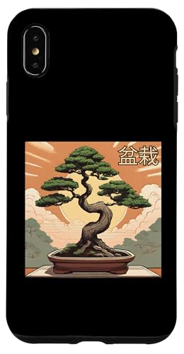 Árbol bonsái Arte japonés y amante de las plantas de vacaciones en Japón Carcasa para iPhone XS Max