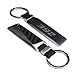 Zorratin Matte Silver 392 Metal with Carbon Decal Keychain for Dodge Charger Challenger SRT Hornet R/T and Jeep Wrangler Gladiator