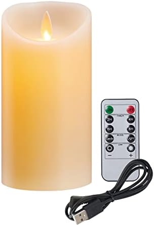 Bougie Orange Décorative VFM E-Store - Bougie D'Halloween Sans Flamme En Forme De Bougie Sans Flamme Corbeau Led Décor Halloween Effrayant
