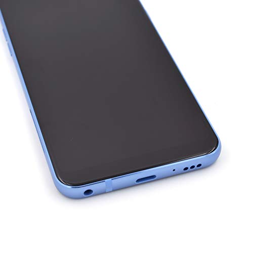 Image of LCD Digitizer Assembly with Frame and Flex Cable for USB Charger Port Headphone Jack Speaker Power Button Volume earpiece Motor Front Camera Compatible with LG Q7 Q7+ Q610 Q610EM(Lavender Violet)