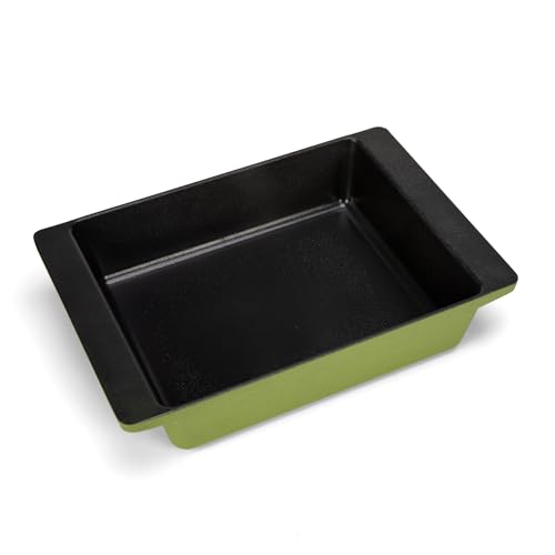 Image of All American 1930 - XL Bake Pan with Ceramic Non-Stick Coating - Kelp - Durable & PFAS Free - Designed to transition from Stovetop to Oven - Made in the USA