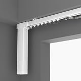 Smart Matter Electric Curtain Opening System, Electric Curtain Motor Track Kit Compatible with Apple HomeKit and Samsung SmartThings (Track length 3 Meters (118.11 inches))